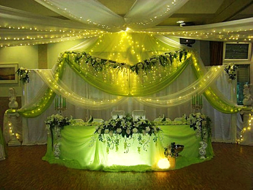 Выбор и декорирование банкетного зала на свадьбу
